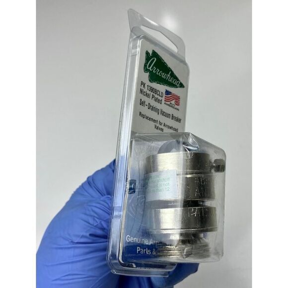 Arrowhead PK 1390BCLD Nickel Plated Replacement Self Draining Vacuum Breaker DI1 - Picture 3 of 4